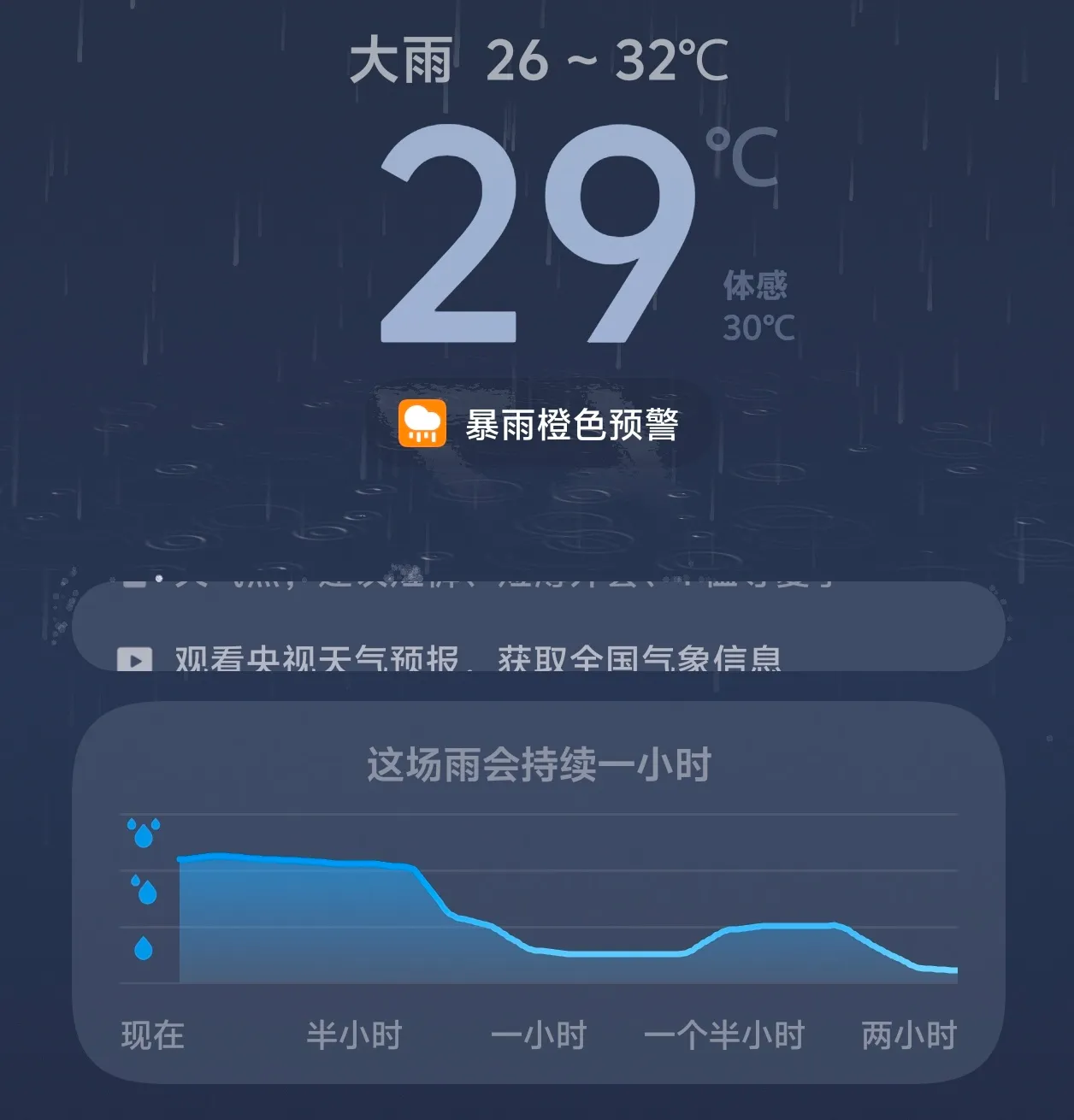 大风雷雨天
